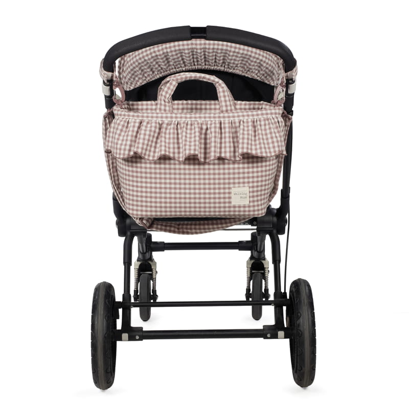 **PRE ORDER** Luiertas Praliné Vichy Moka- Blush | Walking Mum