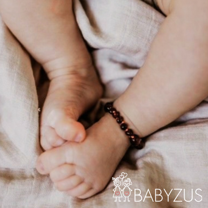 Barnsteen armband | Baby - Doorkomende tandjes | 14cm