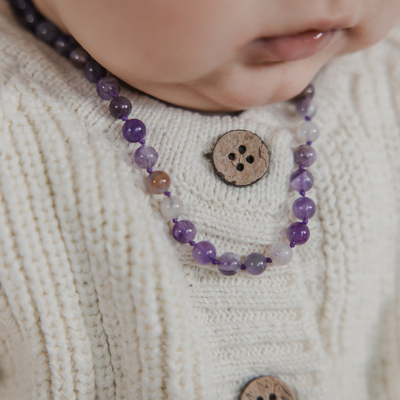 amethist ketting baby kind nachtrust