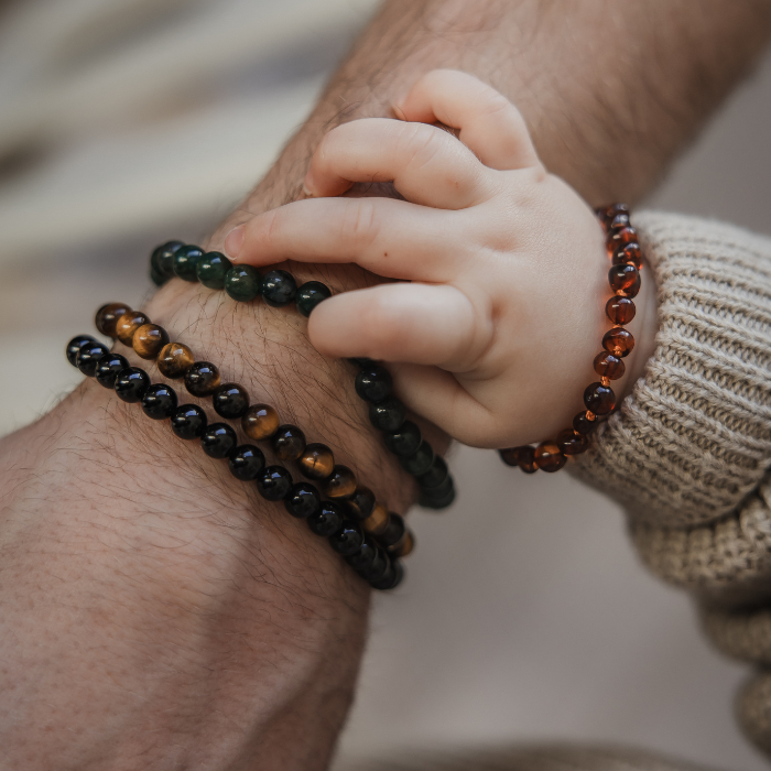 barnsteen kind baby armband tandjes
